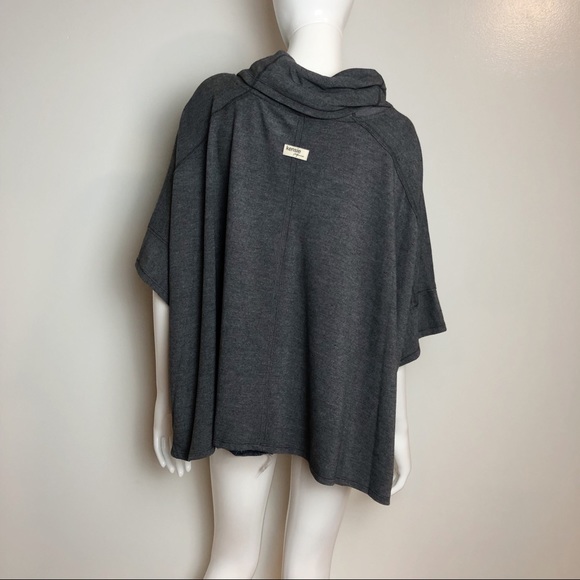 Kensie Performance Cowl Neck Poncho Oversized - Picture 9 of 14